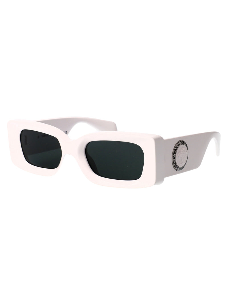 Versace 0ve4474u Sculptural Injected Frame Sunglasses — White