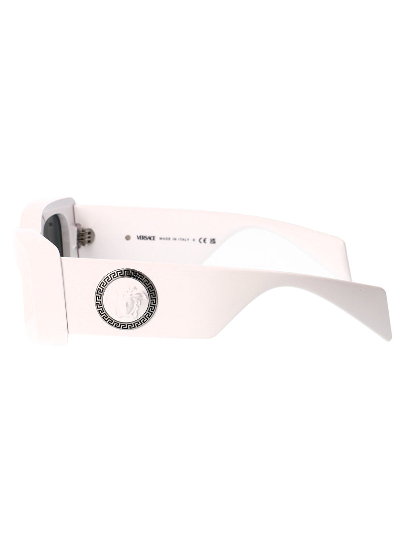 Versace 0ve4474u Sculptural Injected Frame Sunglasses — White