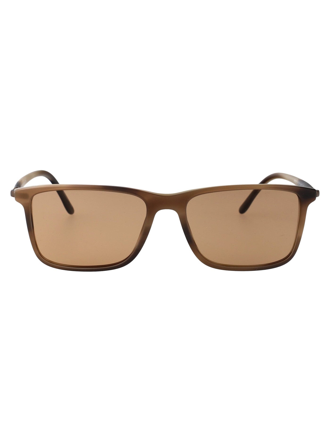 Giorgio Armani 0ar8218 Matte Brown Acetate Sunglasses —