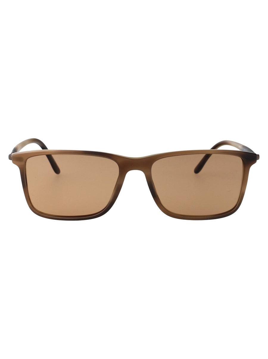 Giorgio Armani 0ar8218 Matte Brown Acetate Sunglasses —