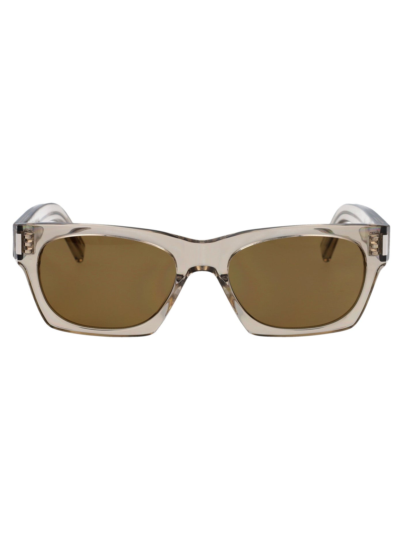 Saint Laurent Sl402 Sunglasses — Beige Acetate