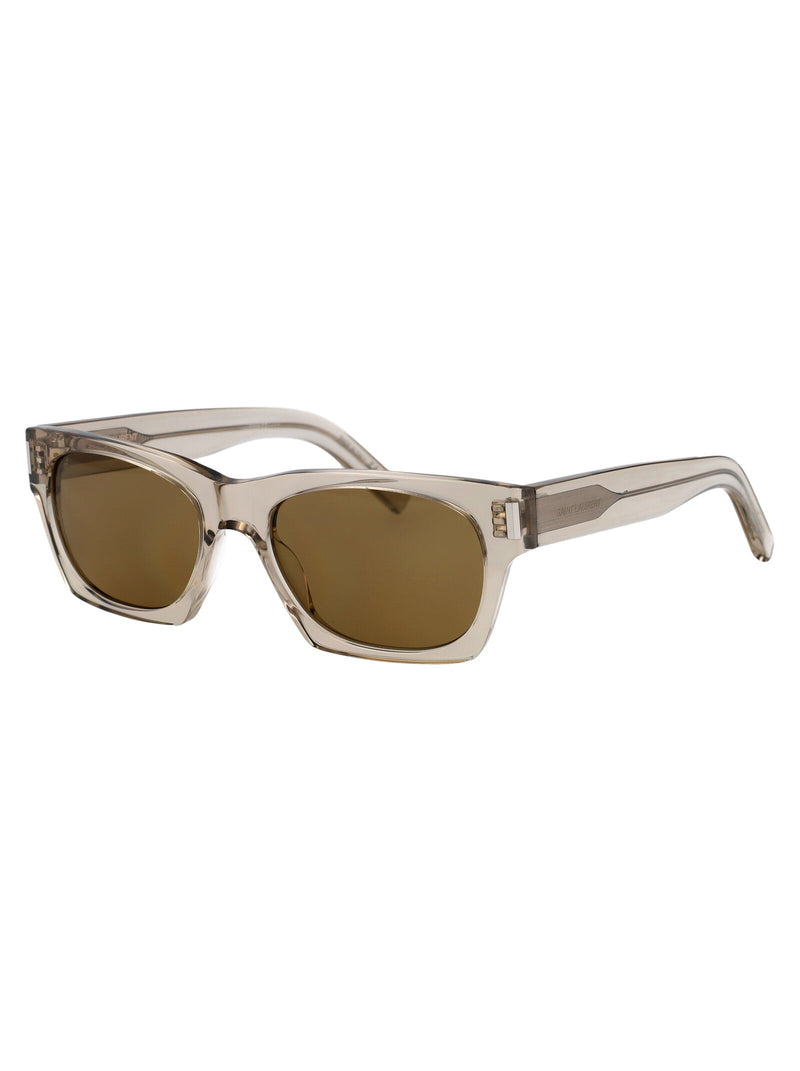 Saint Laurent Sl402 Sunglasses — Beige Acetate