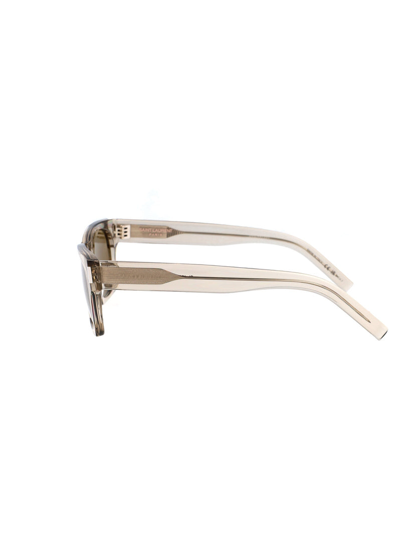 Saint Laurent Sl402 Sunglasses — Beige Acetate
