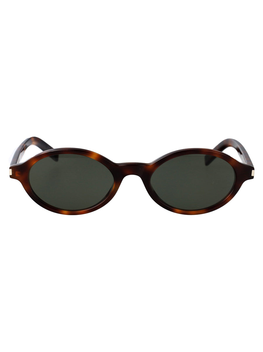Saint Laurent Sl751 Sunglasses — Brown Acetate