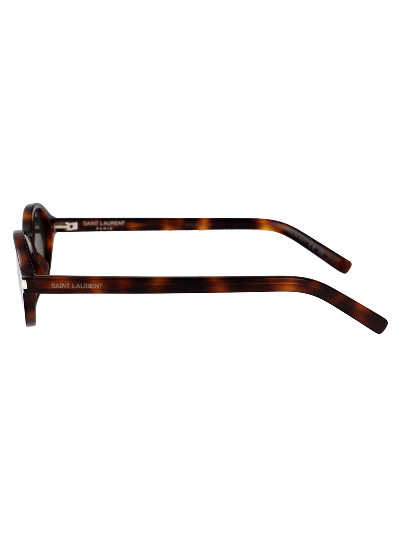 Saint Laurent Sl751 Sunglasses — Brown Acetate