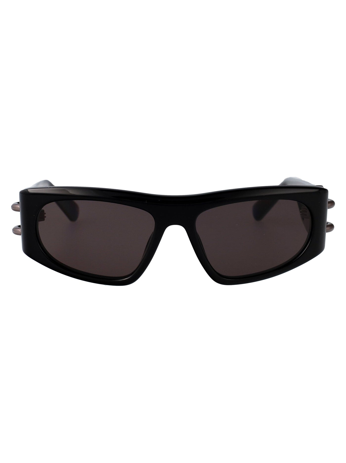 Alexander Mcqueen Am0471s Sunglasses — Black Injected