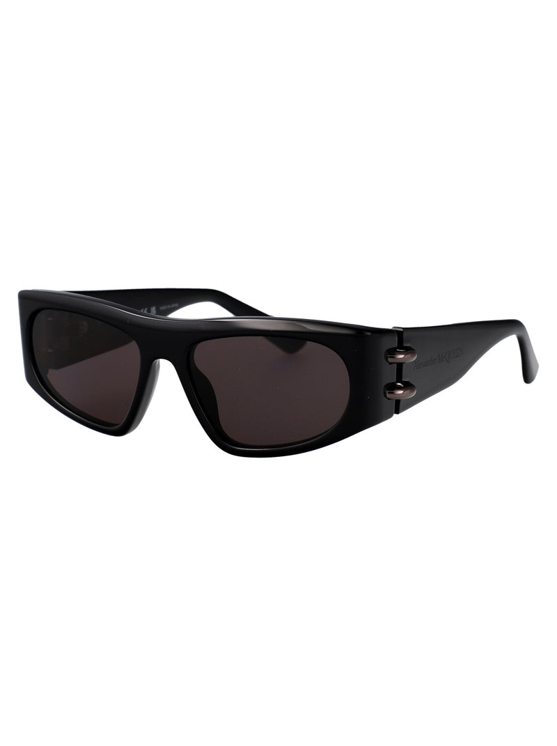Alexander Mcqueen Am0471s Sunglasses — Black Injected