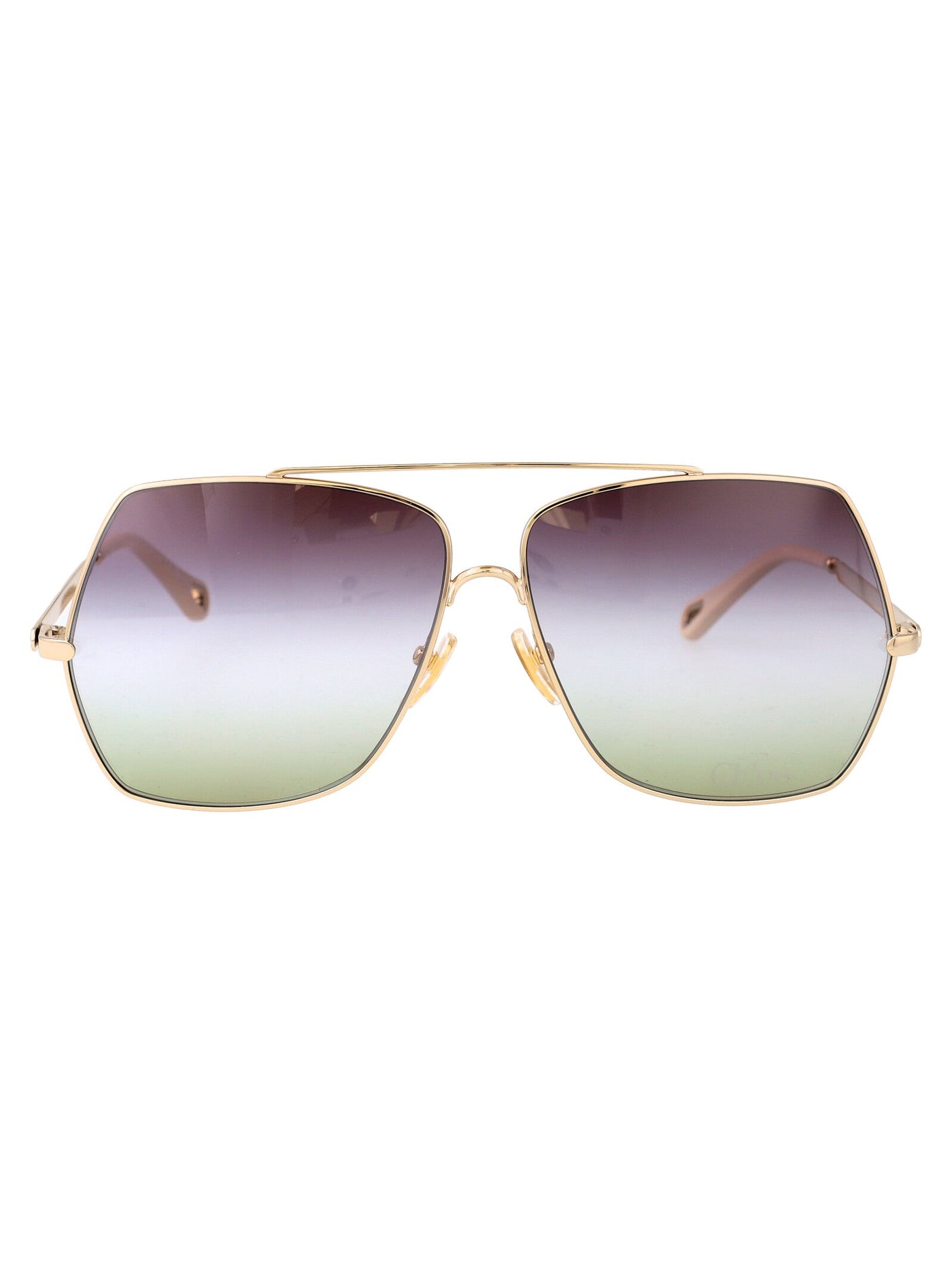 Chloé Ch0278s Sunglasses — Gold Metal