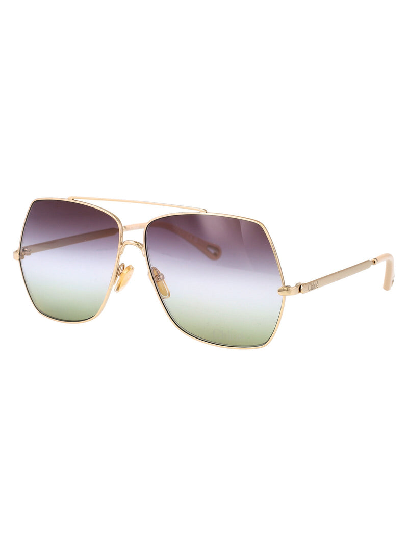 Chloé Ch0278s Sunglasses — Gold Metal