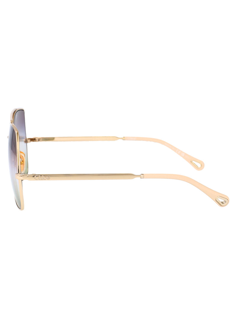 Chloé Ch0278s Sunglasses — Gold Metal