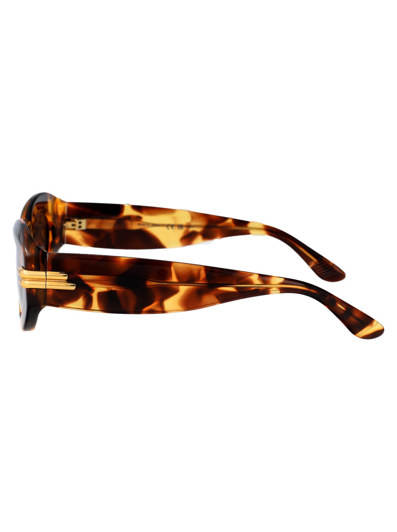 Bottega Veneta Bv1322s Havana Acetate Sunglasses — Brown
