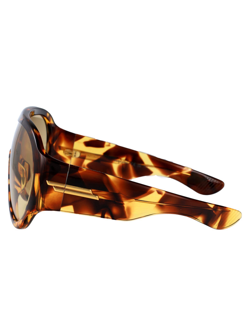 Bottega Veneta Bv1345s Tortoiseshell Acetate Sunglasses — Brown