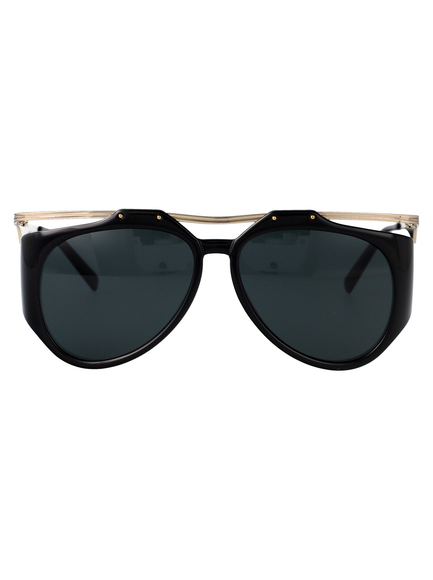 Saint Laurent Slm137 Sunglasses — Black Metal