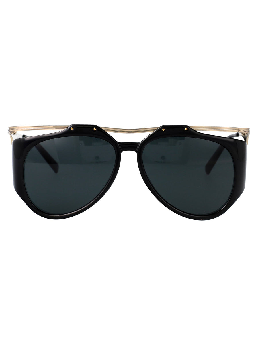 Saint Laurent Slm137 Sunglasses — Black Metal