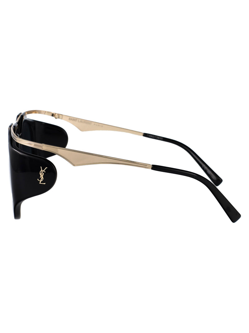 Saint Laurent Slm137 Sunglasses — Black Metal