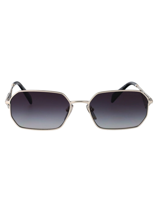 Prada 0pr Steel Frame Sunglasses — Silver