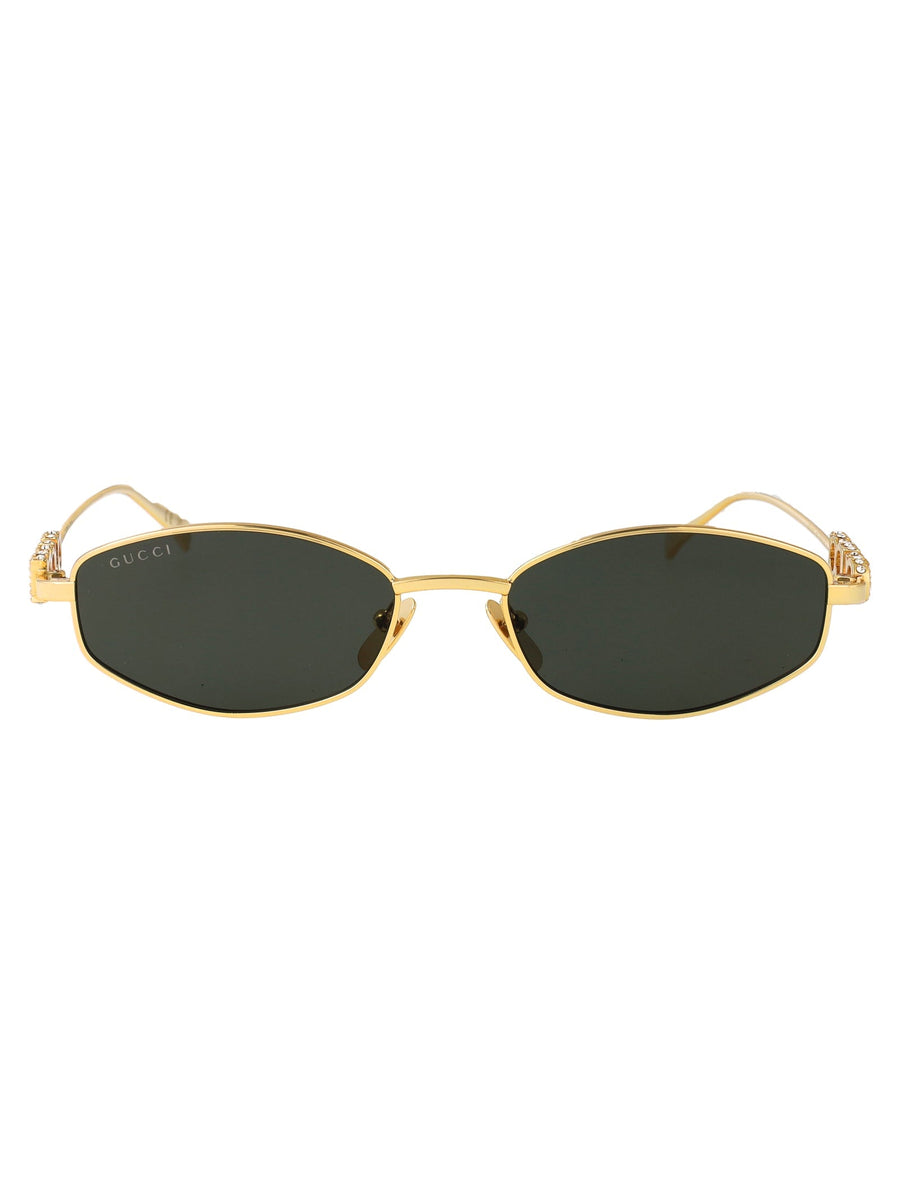 Gucci Gg1802s Sunglasses — Gold Metal