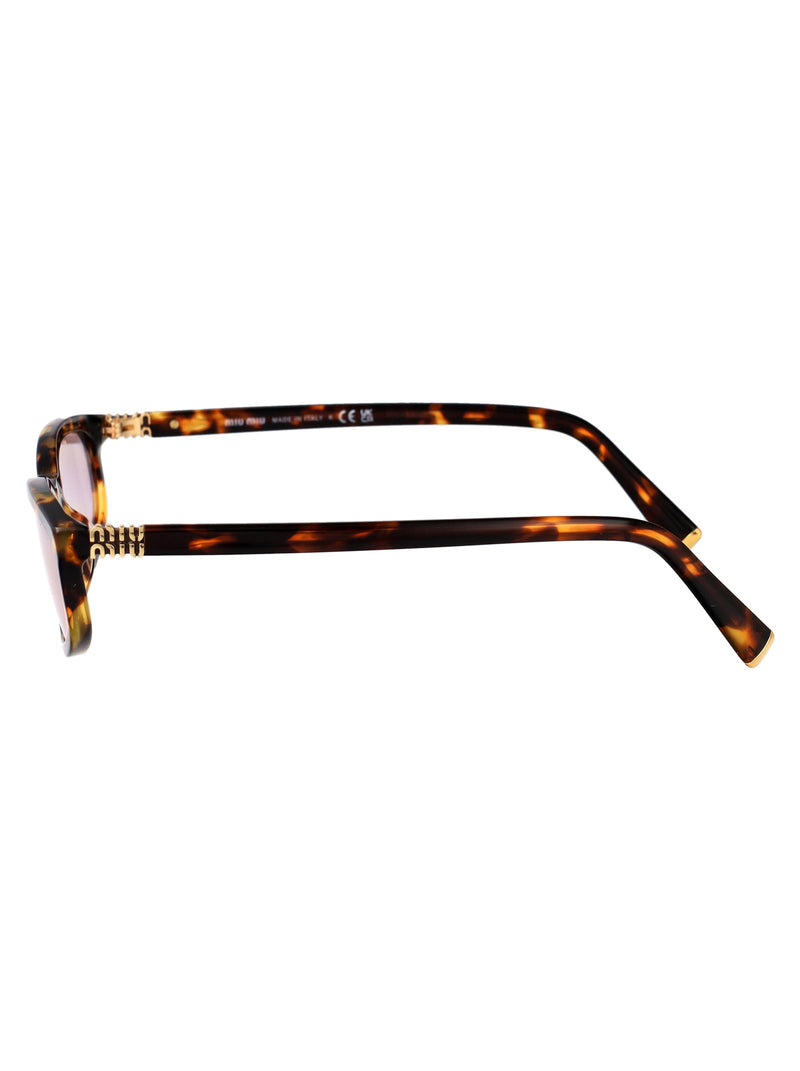 Miu Miu 0mu Havana Honey Acetate Sunglasses — Brown