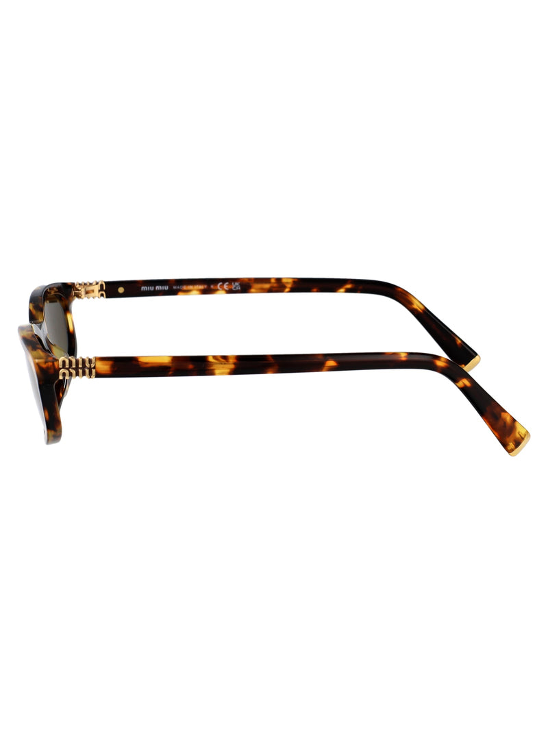 Miu Miu 0mu Sunglasses — Brown Acetate