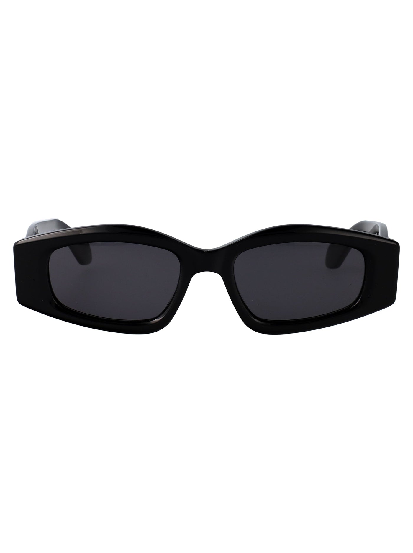Alaïa Aa0079s Sculptural Acetate Sunglasses — Black
