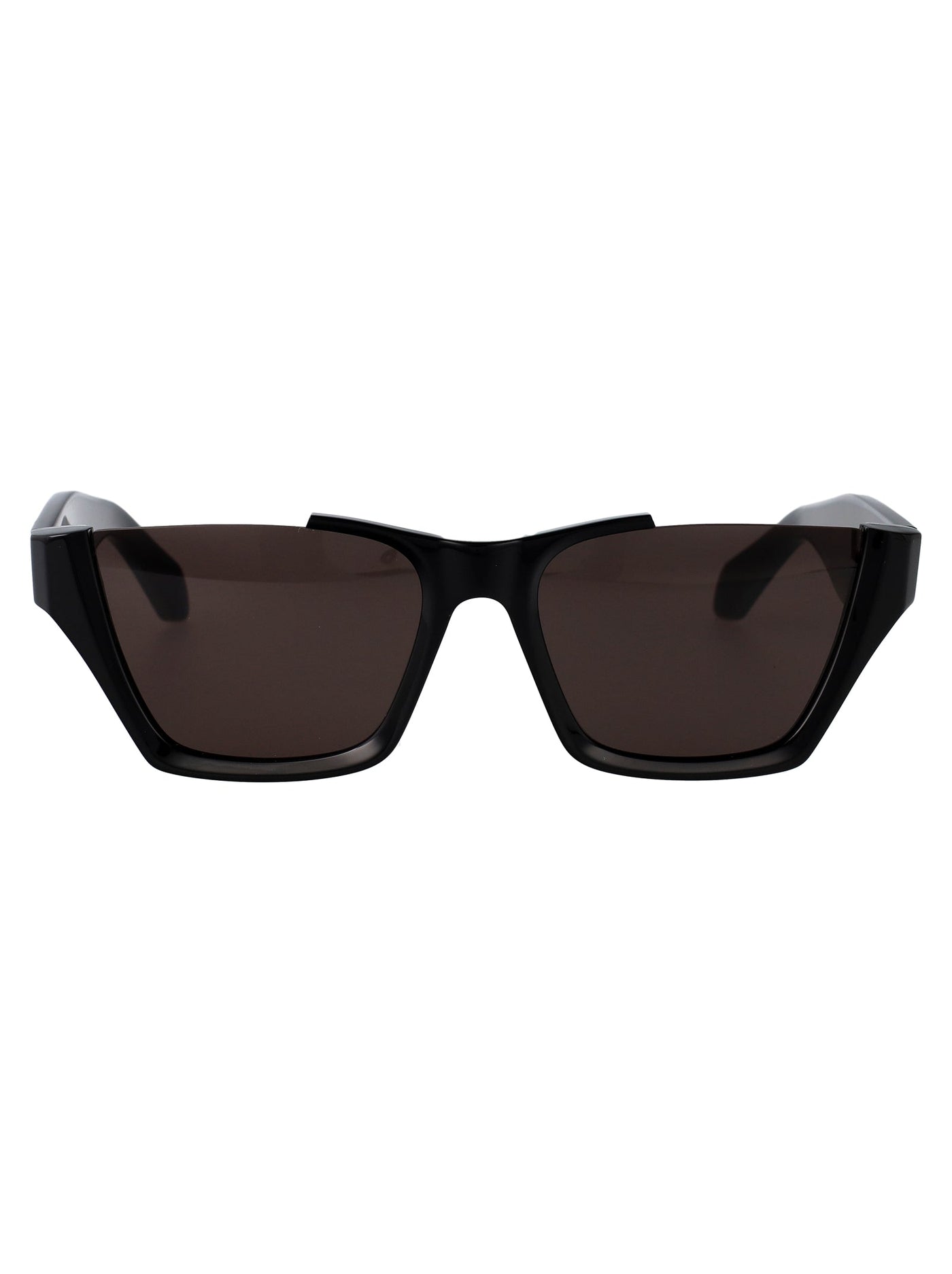 Alaïa Aa0081s Acetate Rectangle Sunglasses — Black