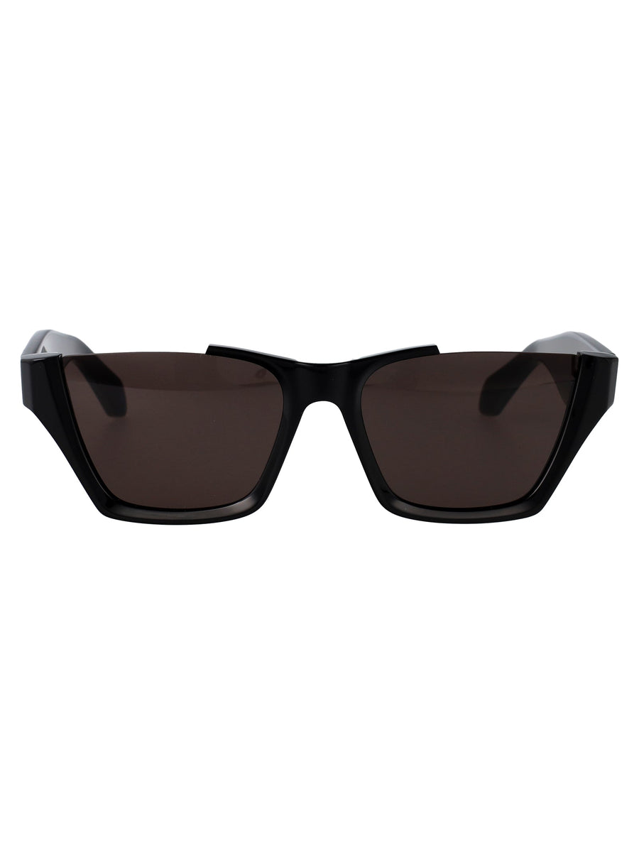 Alaïa Aa0081s Acetate Rectangle Sunglasses — Black