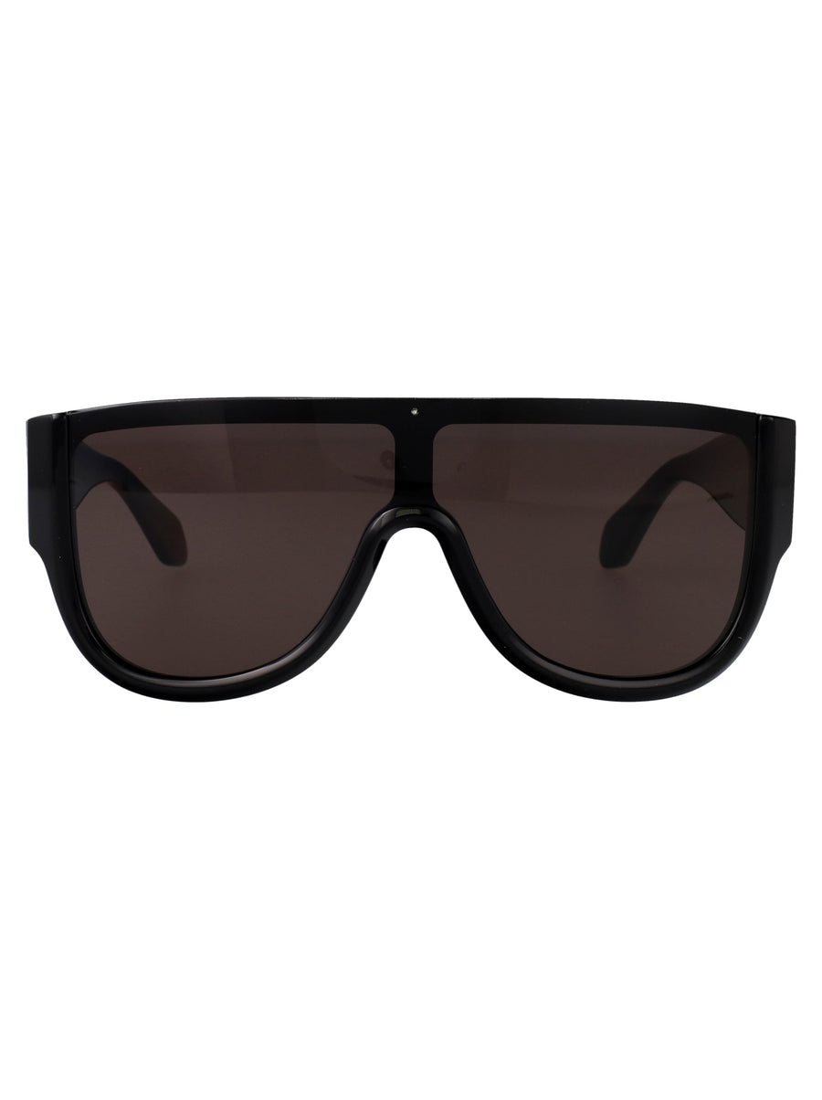 Alaïa Aa0087s Sculpted Acetate Sunglasses — Black