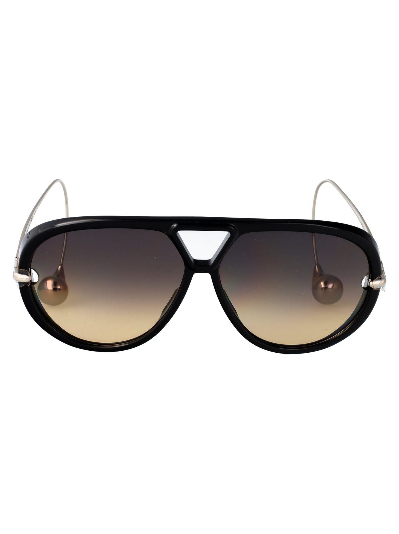 Bottega Veneta Bv1273s Sunglasses — Black Metal