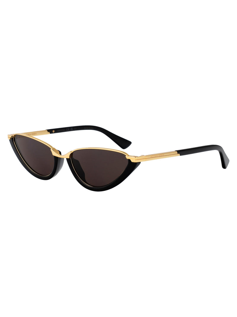 Bottega Veneta Bv1346s Cat-Eye Acetate Sunglasses — Black