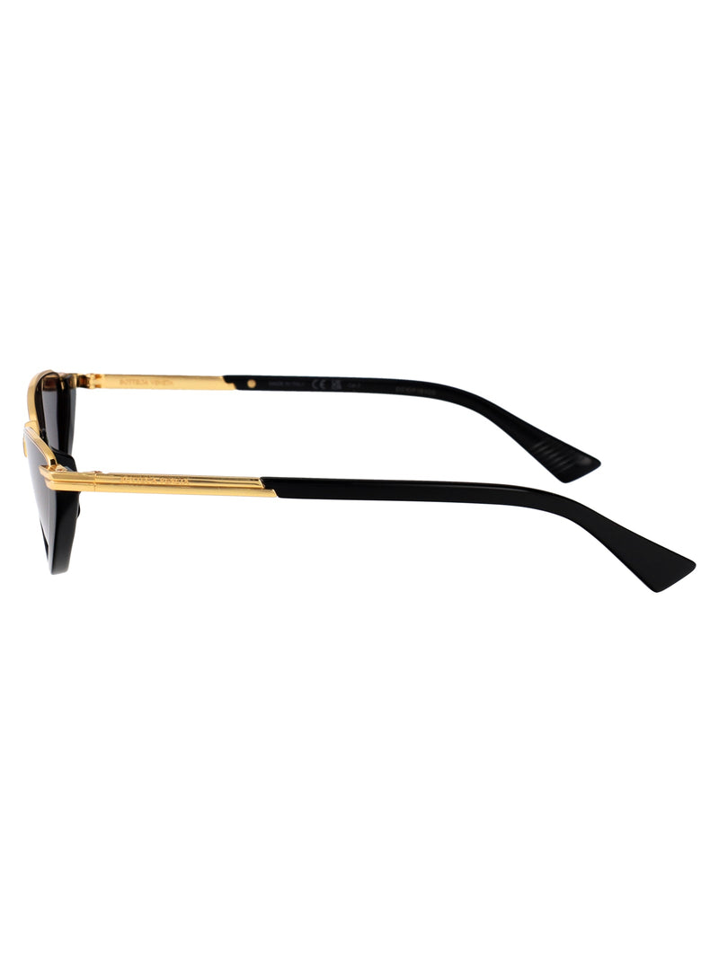 Bottega Veneta Bv1346s Cat-Eye Acetate Sunglasses — Black