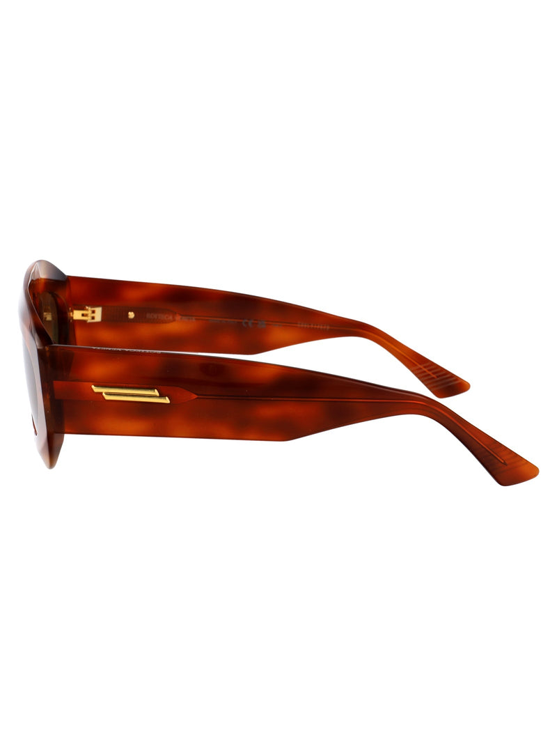 Bottega Veneta Bv1358s Havana Brown Acetate Sunglasses —