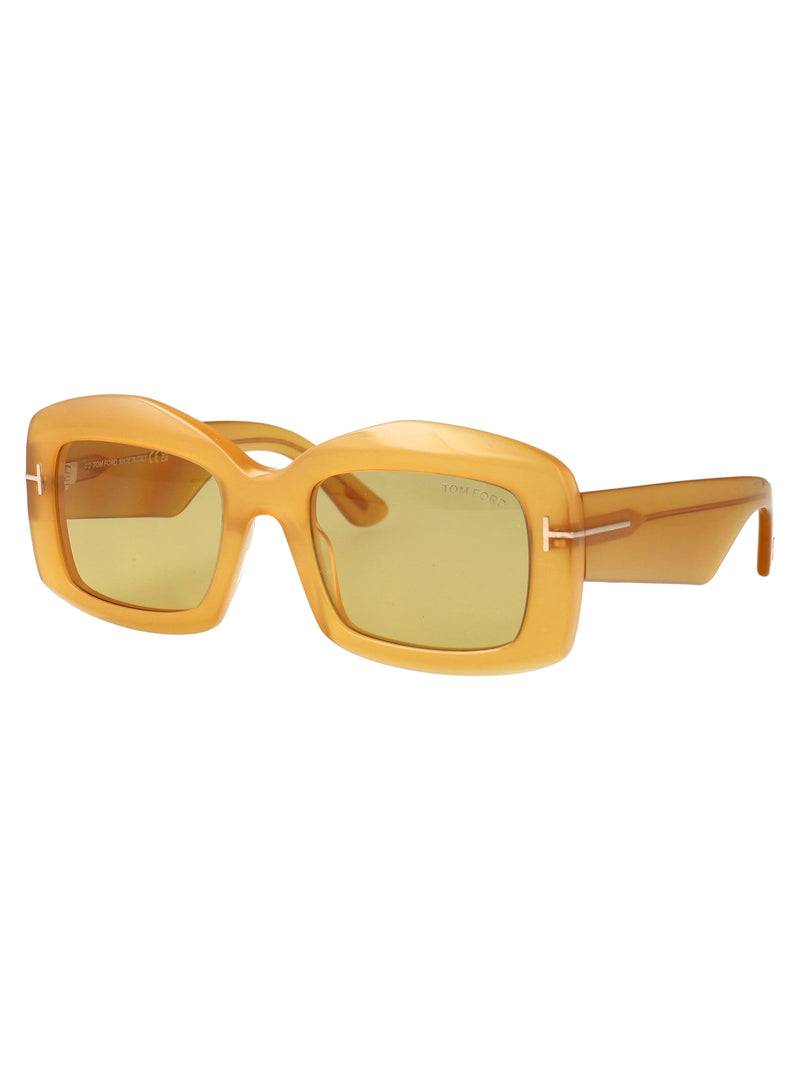 Tom Ford Ft1218 Sunglasses — Yellow Acetate