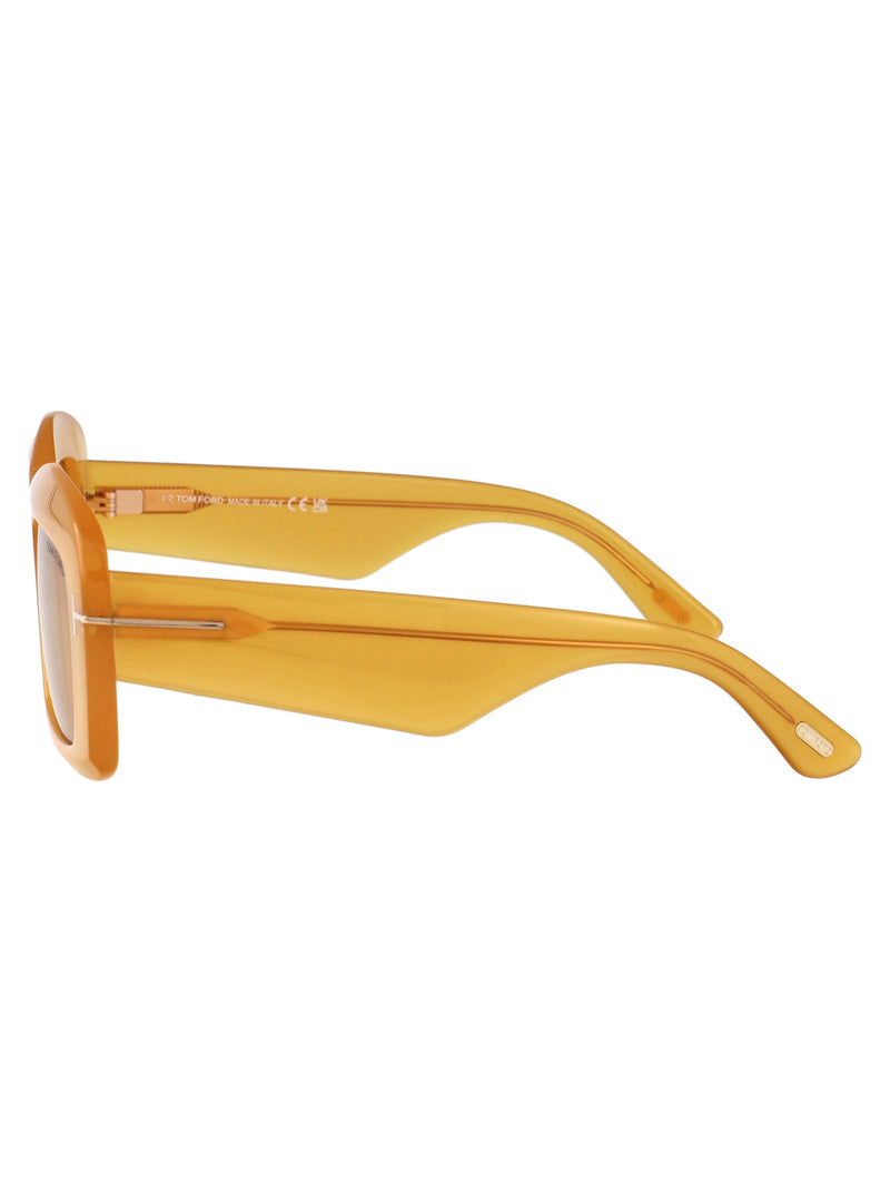 Tom Ford Ft1218 Sunglasses — Yellow Acetate