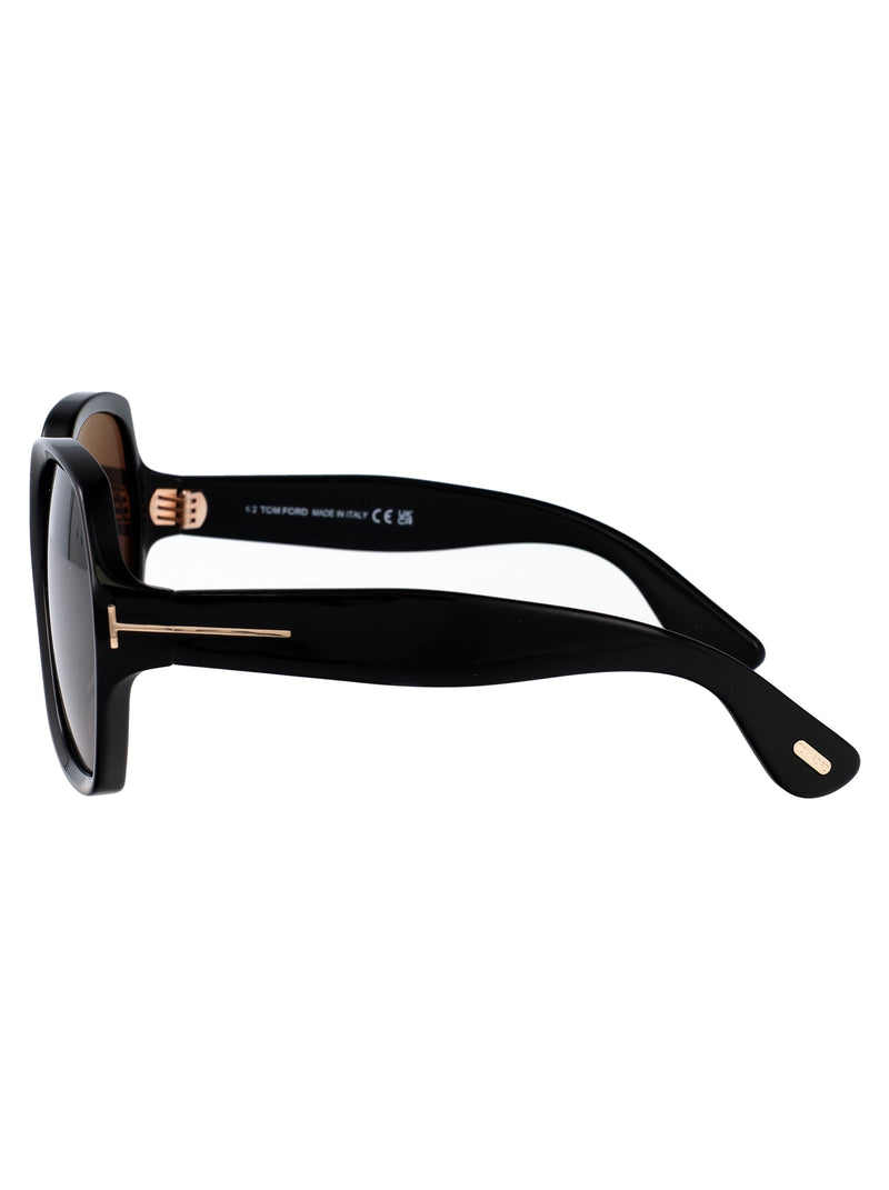 Tom Ford Ft1221 Sunglasses — Black Acetate