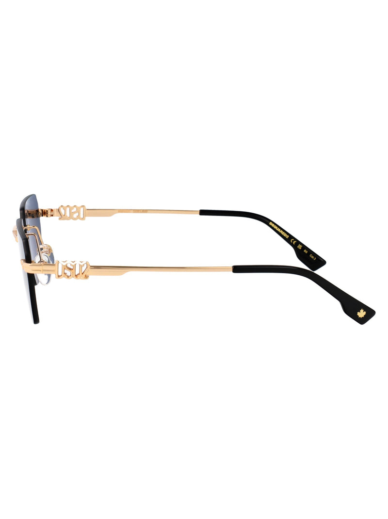 Dsquared2 Metal Frame Sunglasses — Black