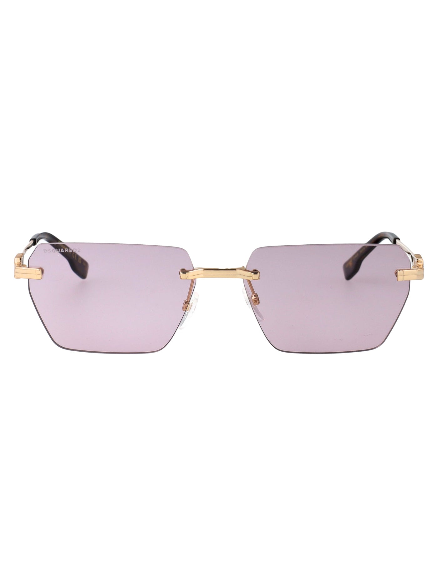 Dsquared2 Gold Metal Sunglasses —