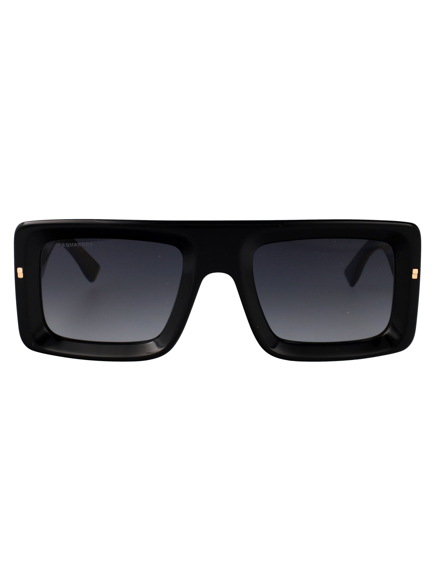 Dsquared2 Black Acetate Rectangle Sunglasses —