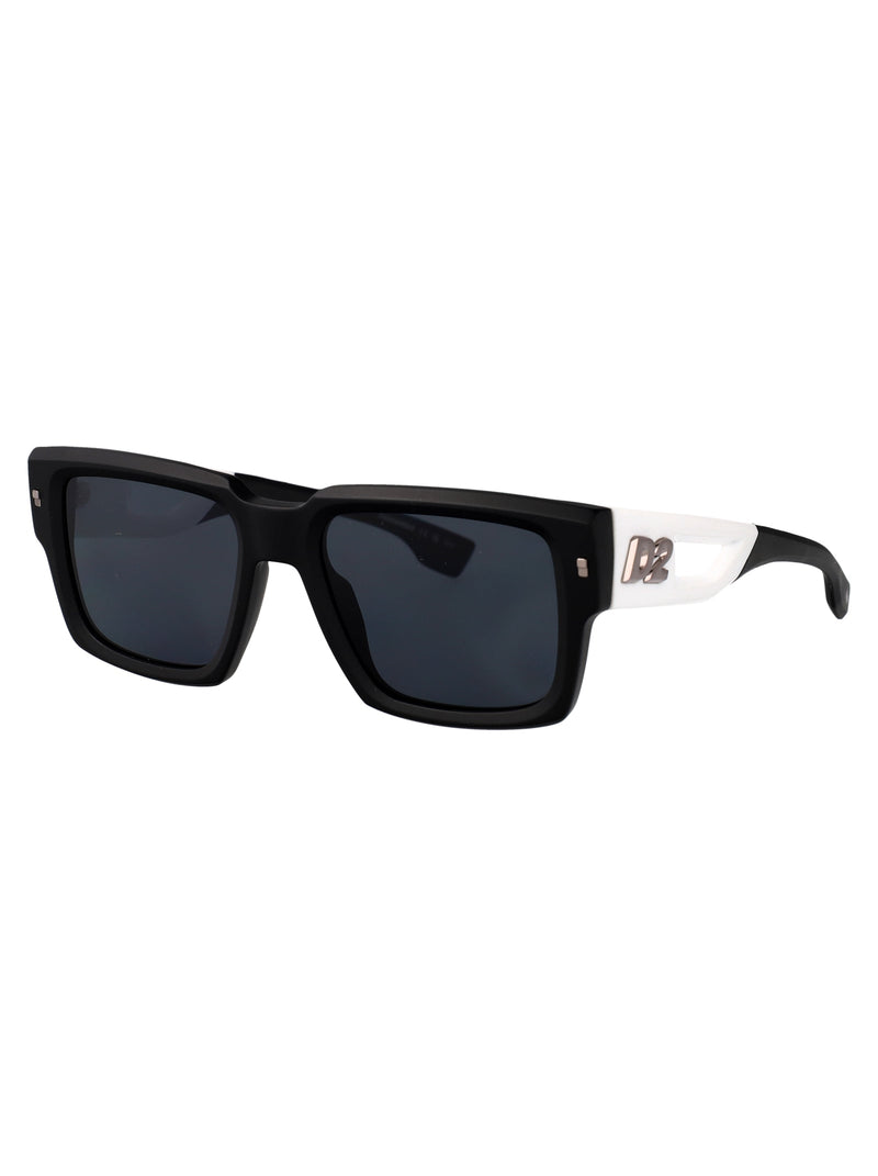 Dsquared2 Matte Black Acetate Sunglasses —