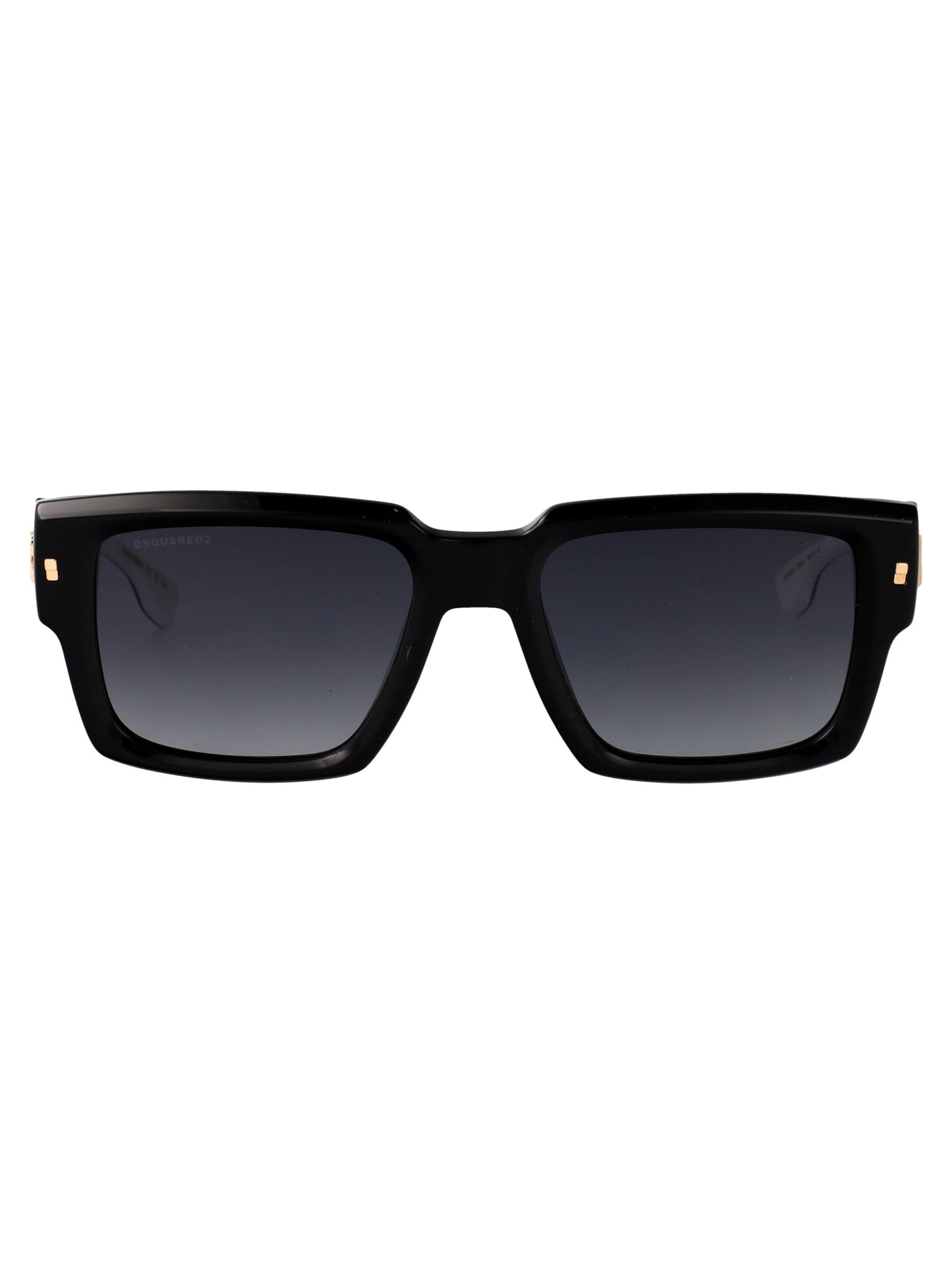 Dsquared2 Square Acetate Sunglasses — Black