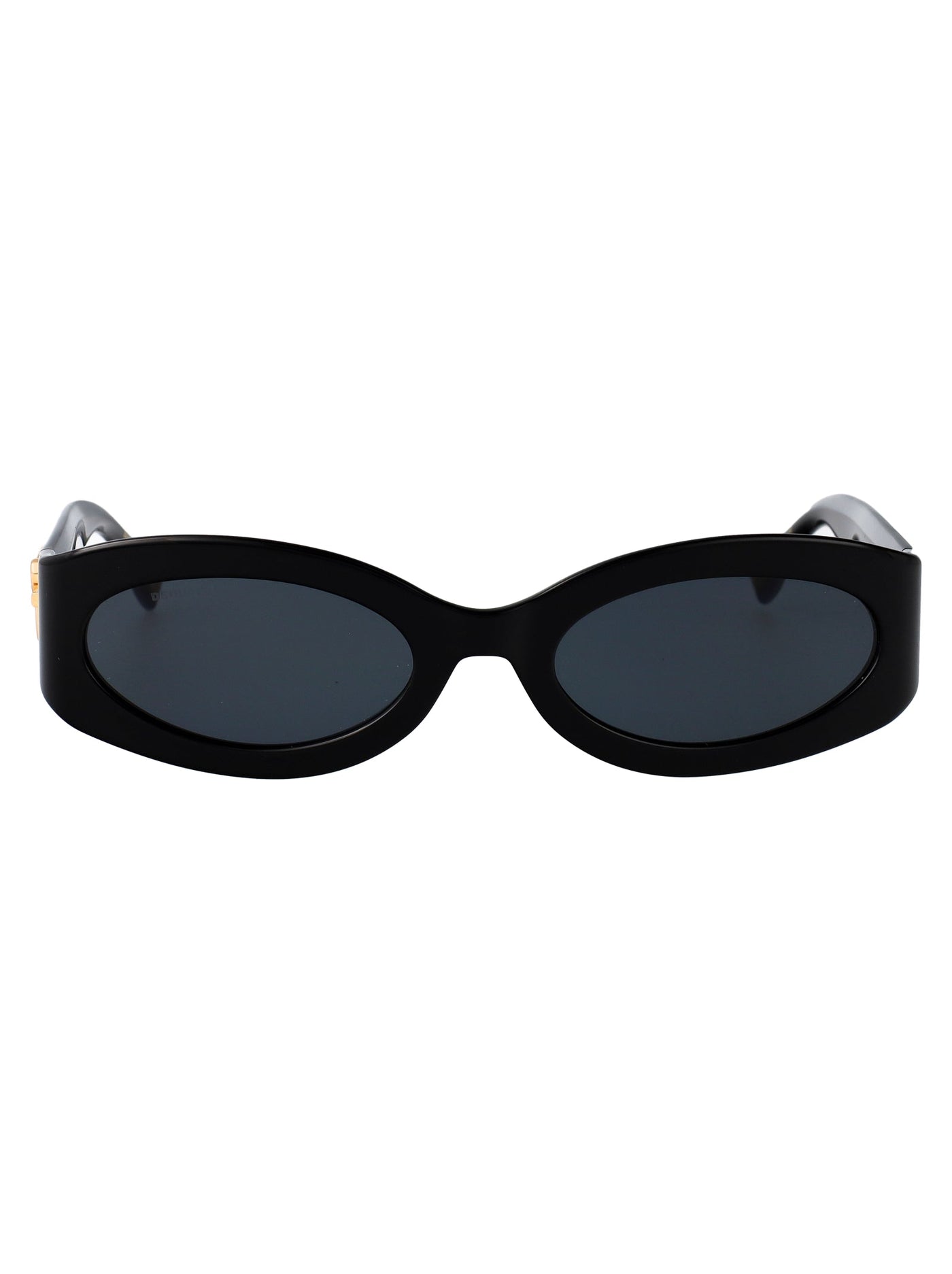 Dsquared2 Oval Acetate Sunglasses — Black
