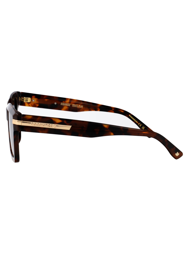 Dsquared2 Tortoiseshell Acetate Sunglasses — Brown