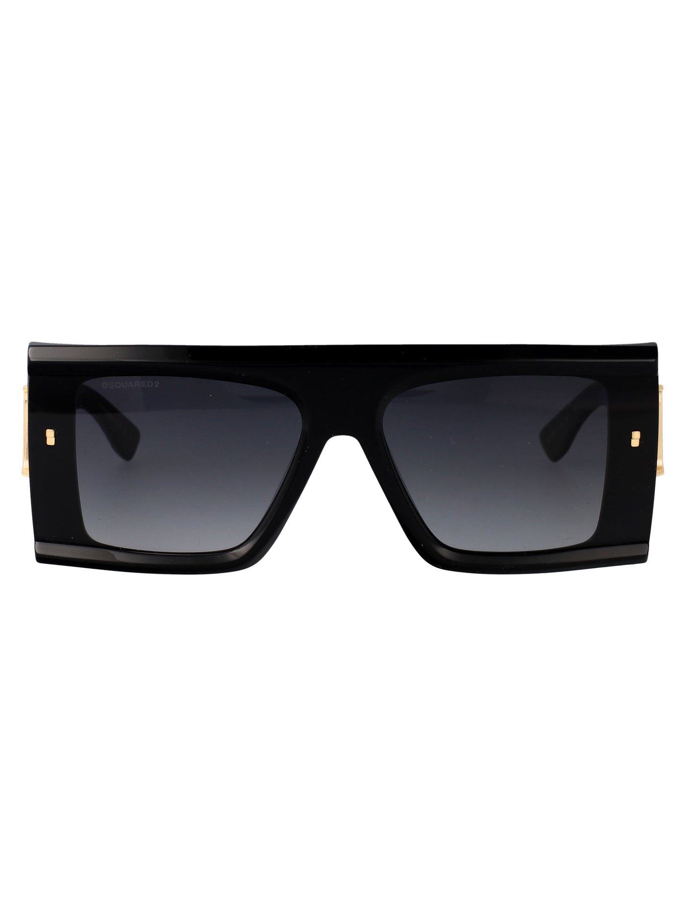 Dsquared2 Polished Black Acetate Sunglasses —