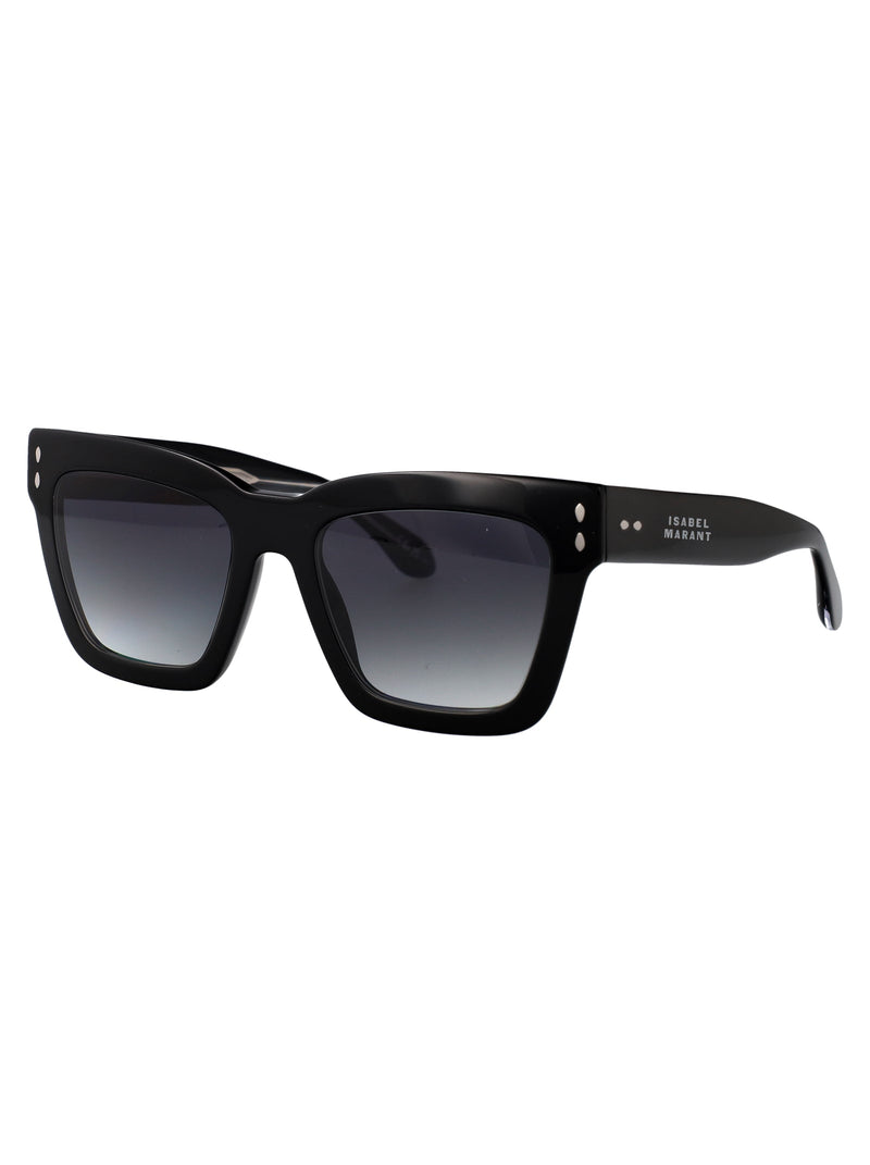 Isabel Marant Acetate Frame Sunglasses — Black