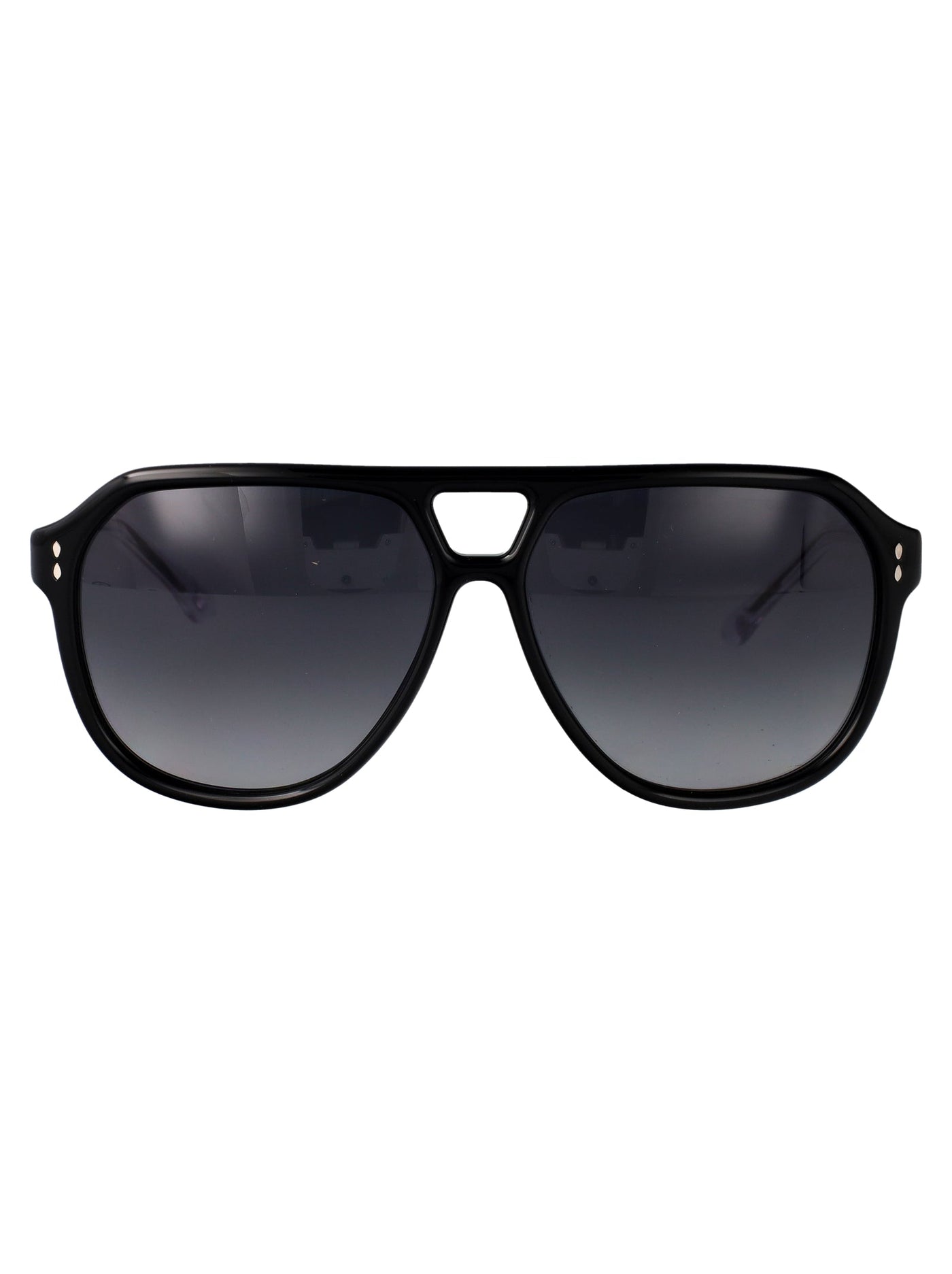 Isabel Marant Acetate Aviator Sunglasses — Black