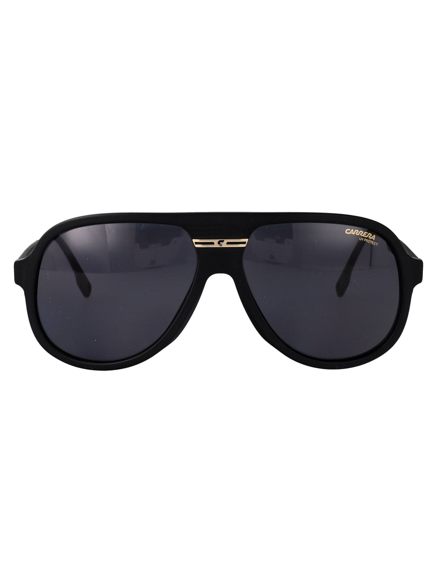 Carrera Acetate Aviator Sunglasses — Black