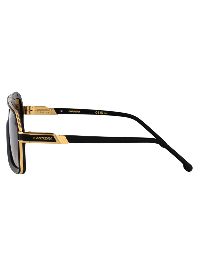 Carrera Black Acetate Sunglasses —