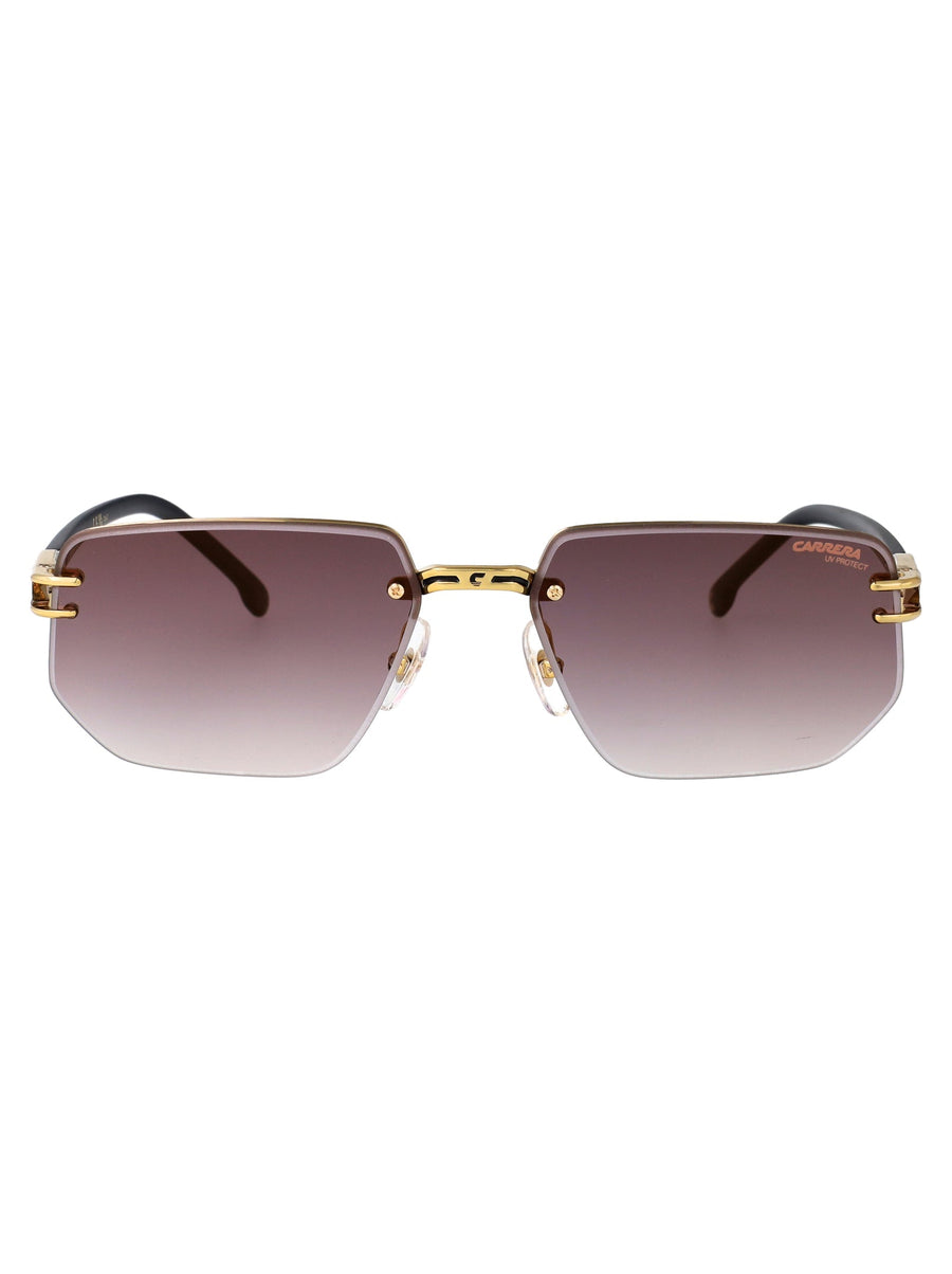 Carrera Rimless Sunglasses — Black Metal
