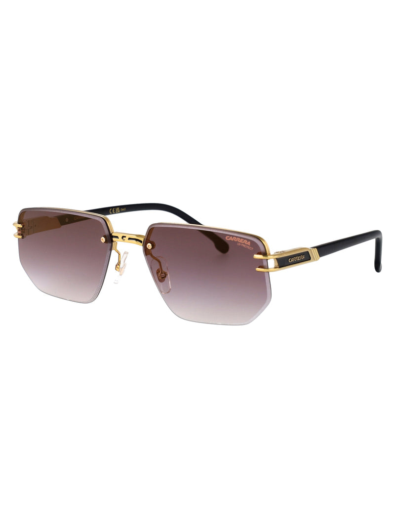 Carrera Rimless Sunglasses — Black Metal