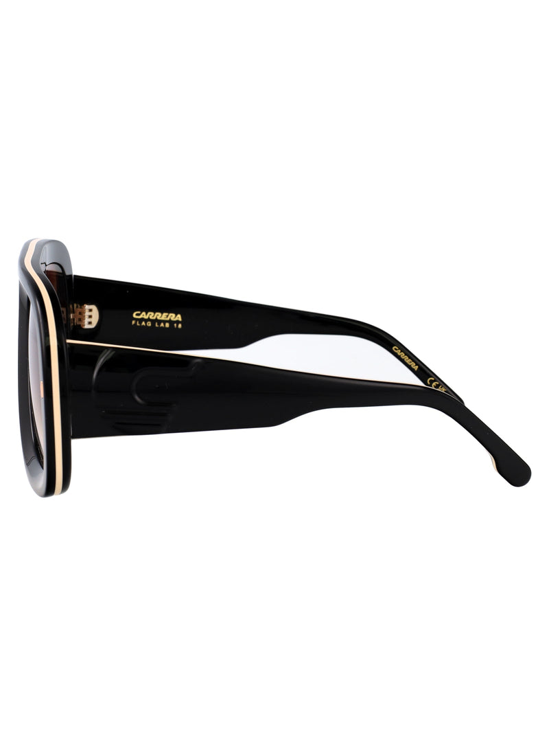 Carrera Flaglab18 Sunglasses — Black Acetate