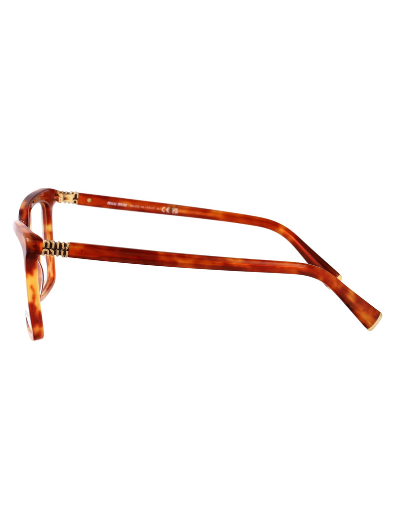 Miu Miu 0mu Acetate Sunglasses — Havana Red